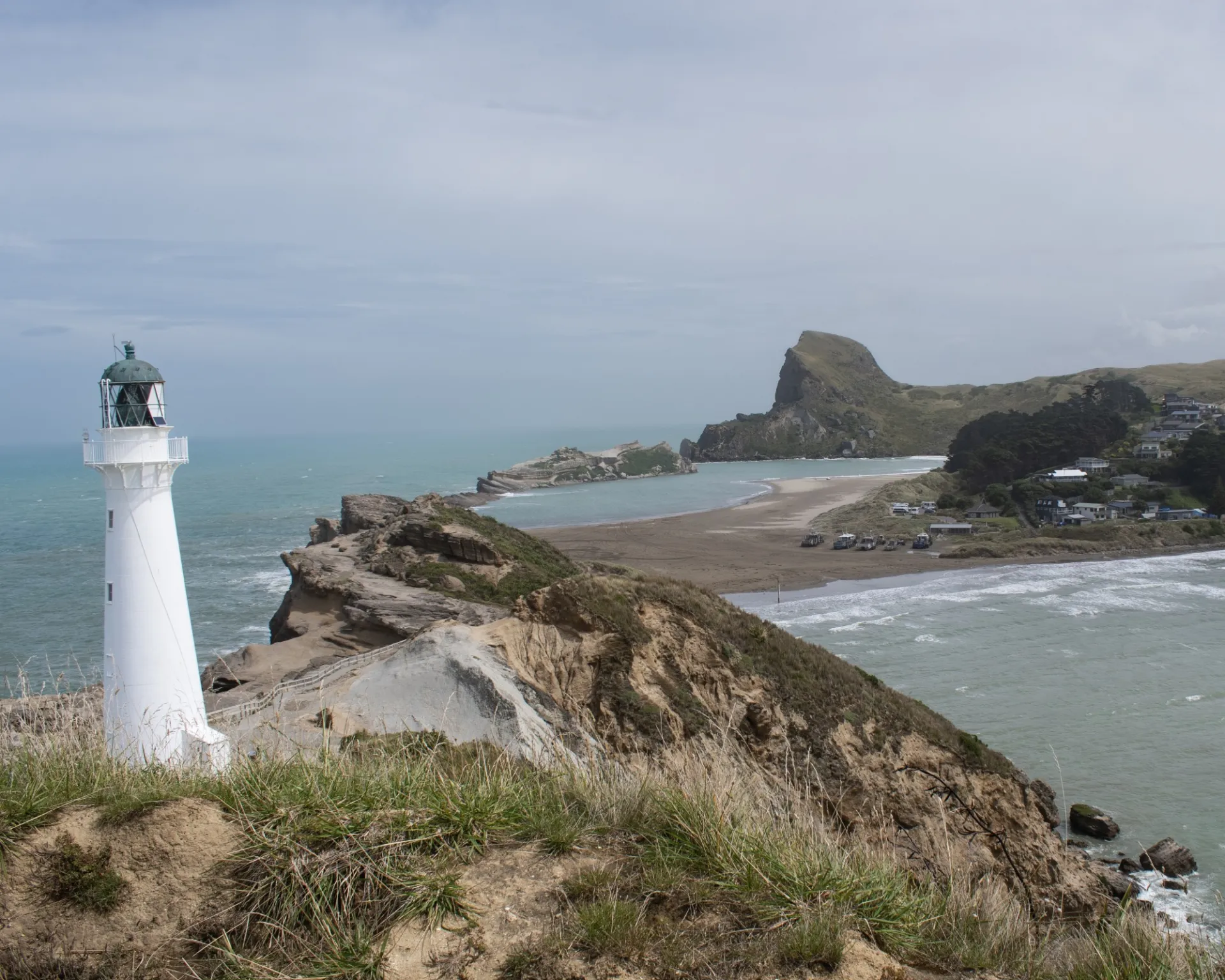 Castle Point Lighthouse  Castlepoint New Zealand 2023   Stephen E. Cox.jpg