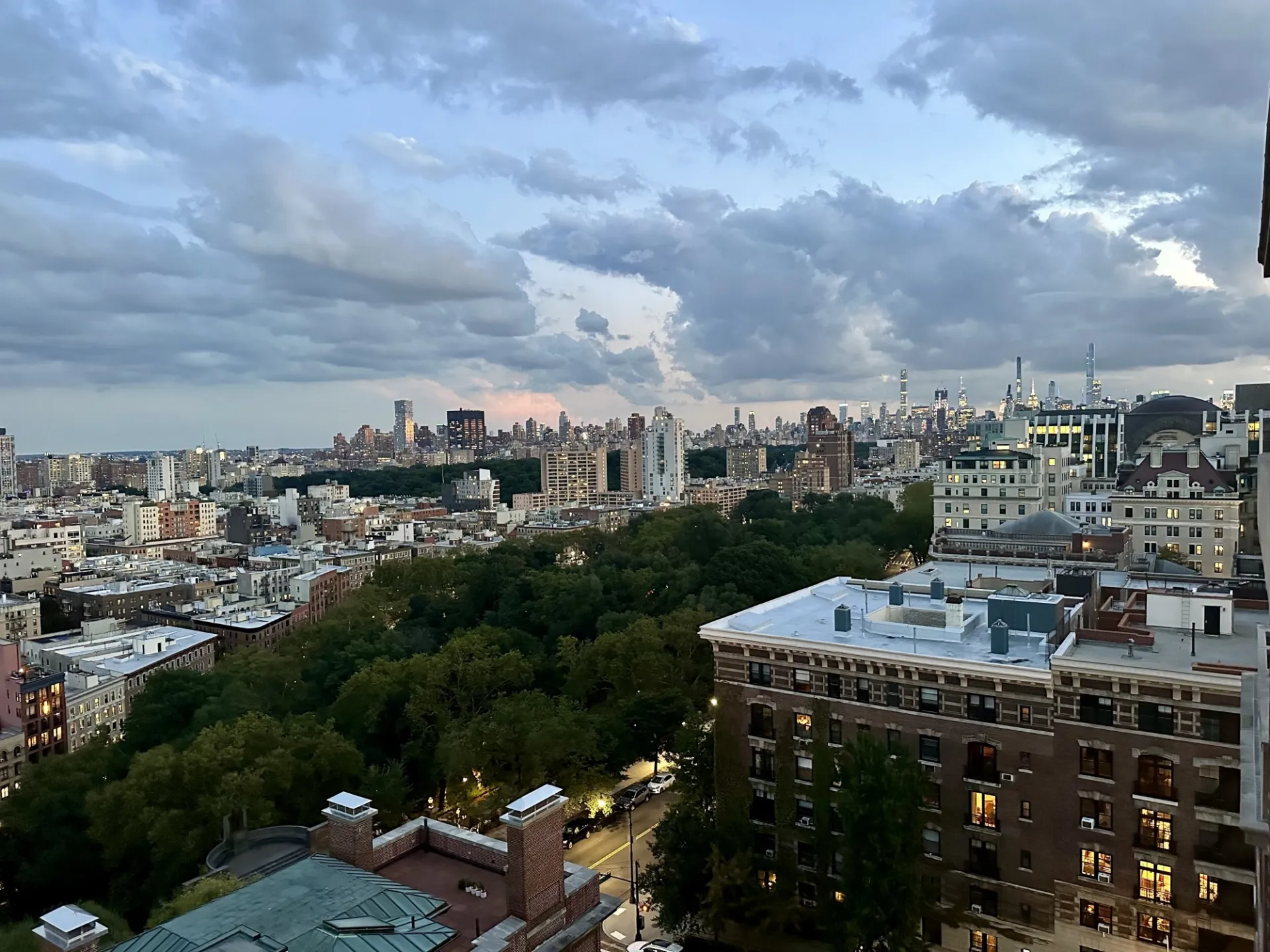 View Of Morningside Park And Midtown From Wien Hall Andrew Fagerheim.jpeg