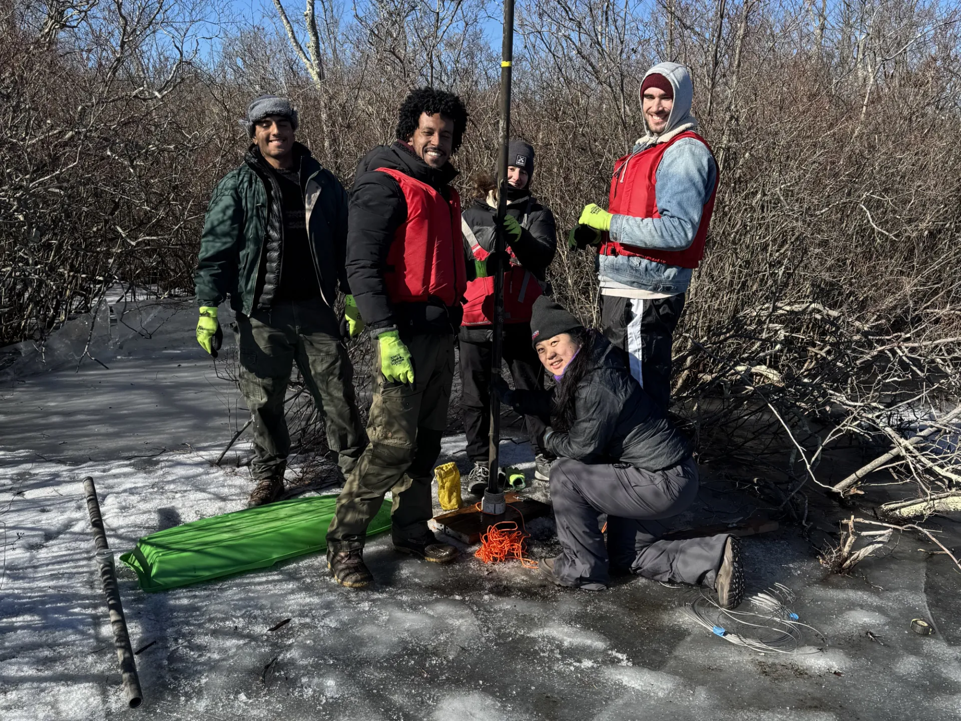 Budd Lake NJ Coring2025   Dorothy M. Peteet 4x3.jpg