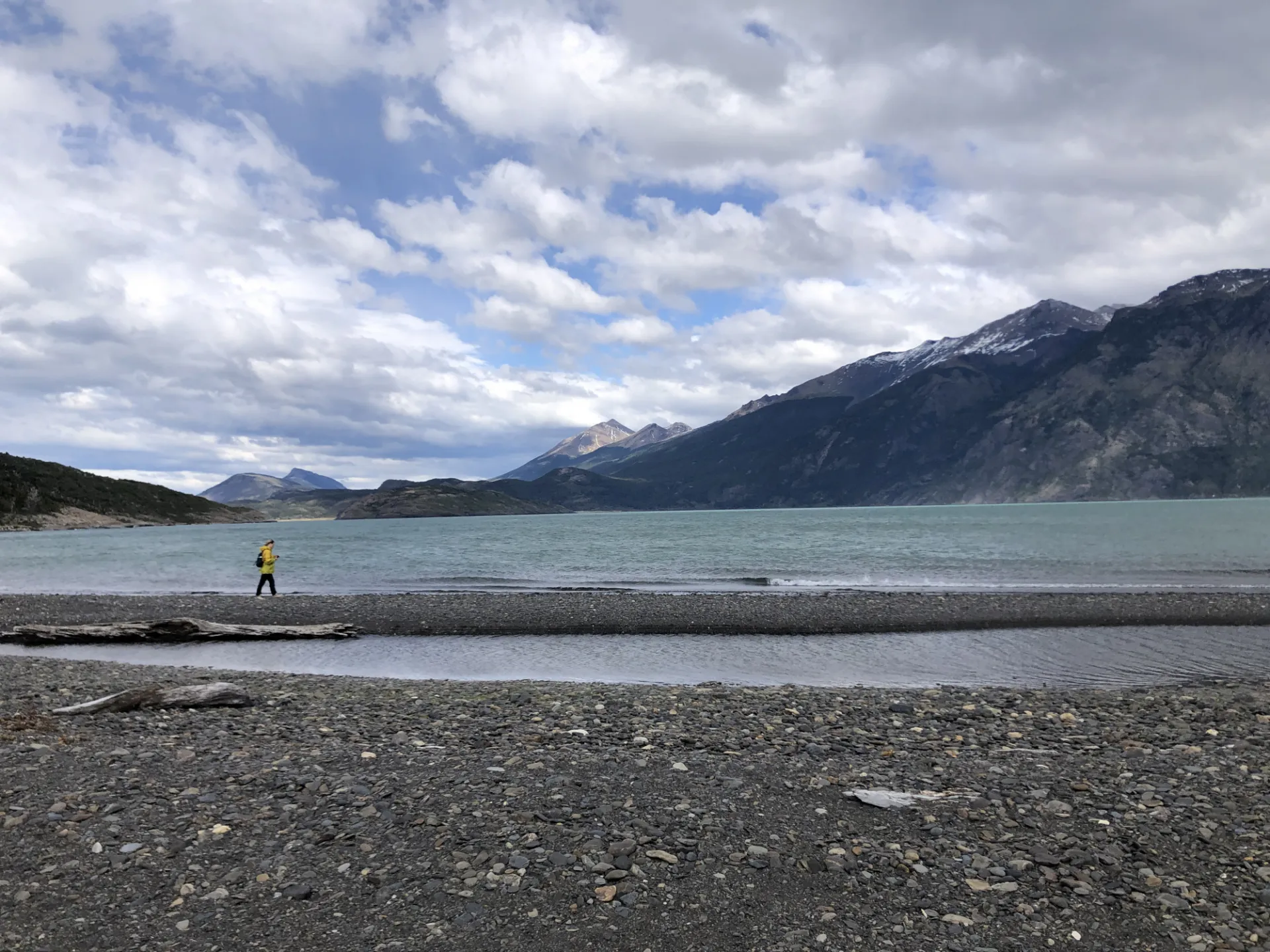 Walking Across A Pebble Beach In Patagonia Jacqueline Austermann.JPG